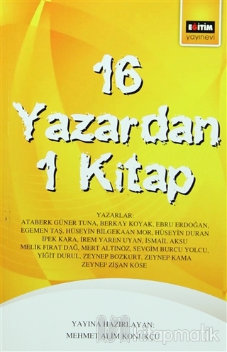 16 Yazardan 1 Kitap